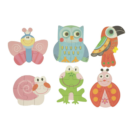 I miei primi 6 puzzle in scatola - animali