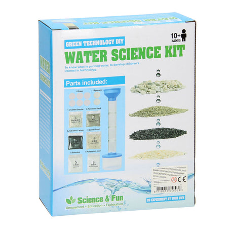Set di esperimenti con kit di scienze dell'acqua