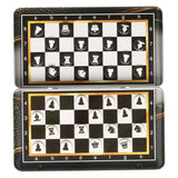 Gioco di scacchi magnetico in scatola di latta