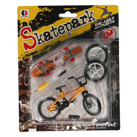Bicicletta da stuntman con accessori