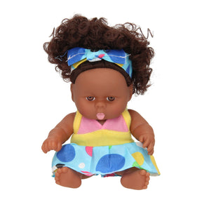 Riccioli per bambole con vestito, 22 cm