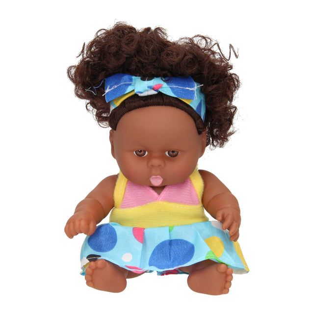 Riccioli per bambole con vestito, 22 cm