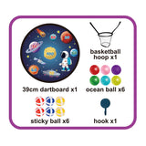 Set di freccette in velcro per viaggi nello spazio