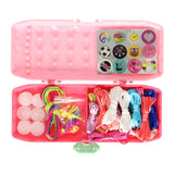 Giocattoli Lobbes, ad es. set di braccialetti intrecciati Lobbes rosa - giocattoli creativi per bambini.
