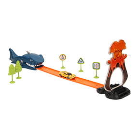 Set di piste di lancio per auto Shark