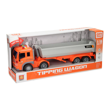 Camion con suono luminoso del contenitore dei rifiuti