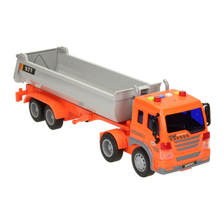 Camion con suono luminoso del contenitore dei rifiuti