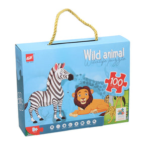 Puzzle animali selvatici, 100 pz.