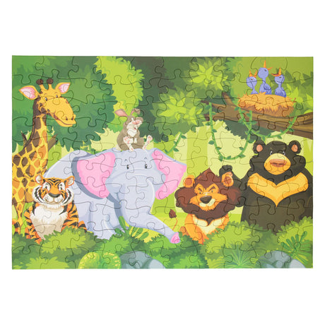 Puzzle animali selvatici, 100 pz.