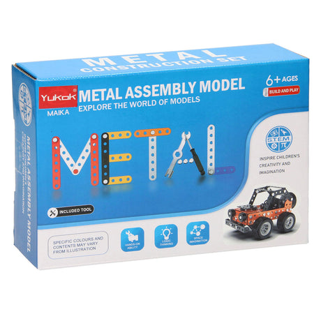 Lobbes Toys BV Kit di costruzione in metallo per buggy da terreno, 164 pezzi.