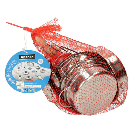 Keuken- en pannenset, 15dlg.