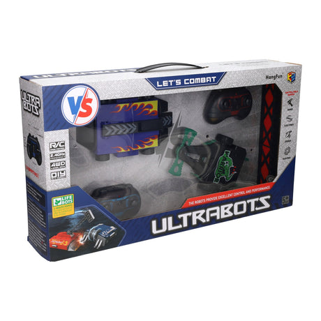 Lobbes Toys BV Robot da battaglia controllati RC - set di 2 robot e arena