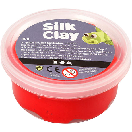Argilla di seta https: www.cchobby.nl Silk-clayr-red-40-gr-1-doosje