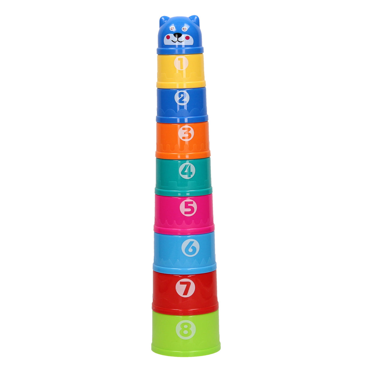 Giocattoli Lobbes ad es. torre impilabile, 9 pz.