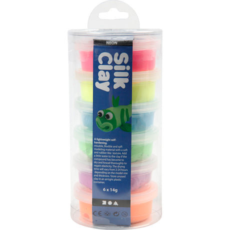 Silk clay https: www.cchobby.nl Silk-clayr-neon-colors-6x14-gr-1-doos