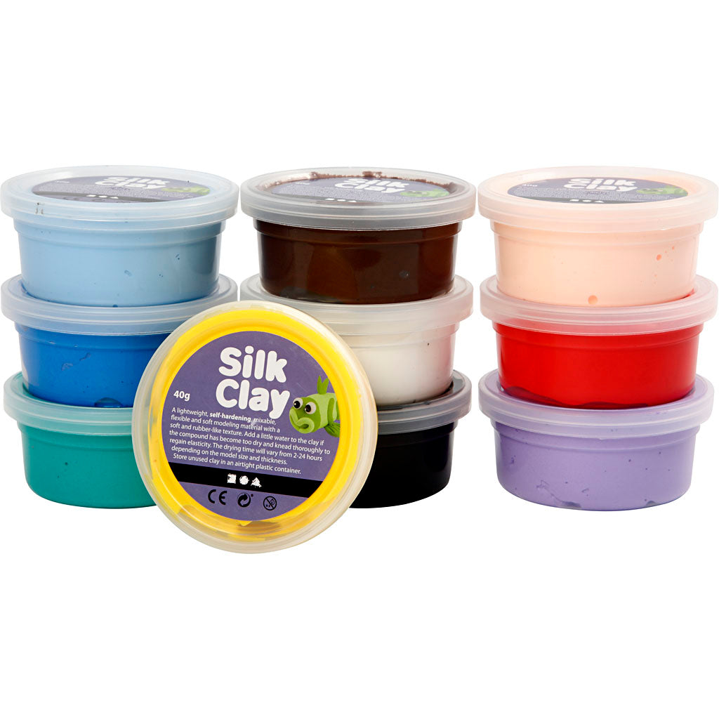Silk clay https: www.cchobby.nl Silk-clayr-basic-1-diverse-colors-10x40-gr-1-doos