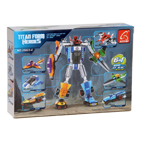 Set da costruzione Titan Heroes - verde spaziale, 51 pz.