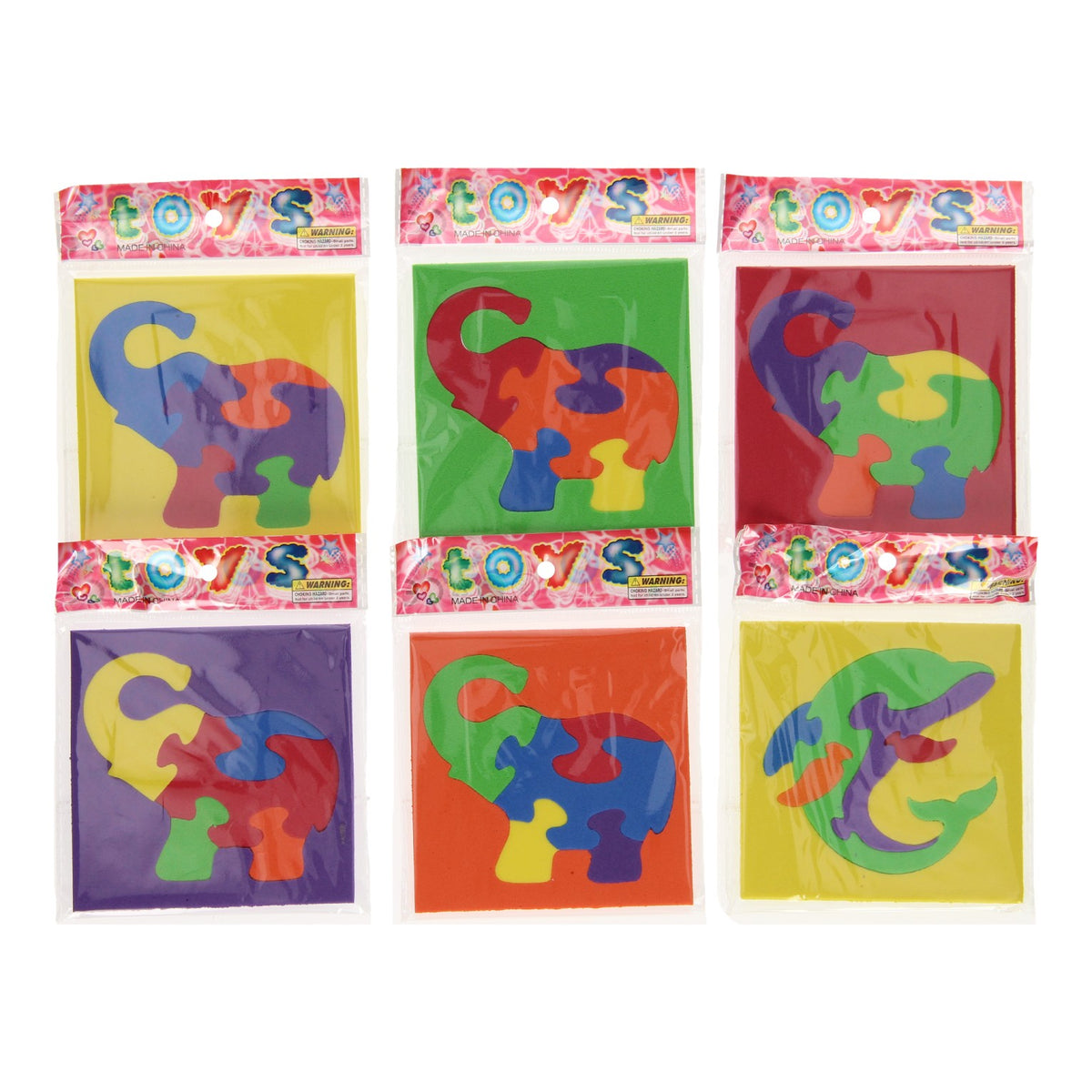 Puzzle in schiuma con animali