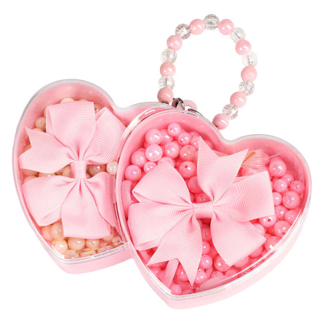 Set di perline Lobbes a cuore a 2 strati