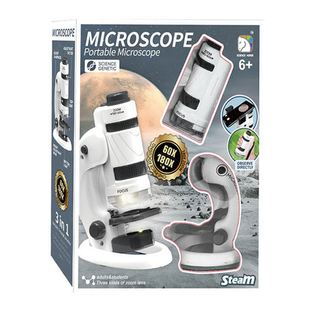 Microscoop set, 60x tot 180x zoom