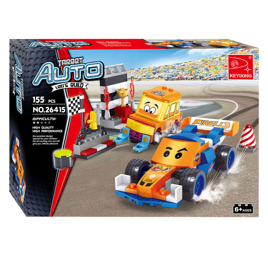 Set da costruzione per auto Lobbes - 155 pz.
