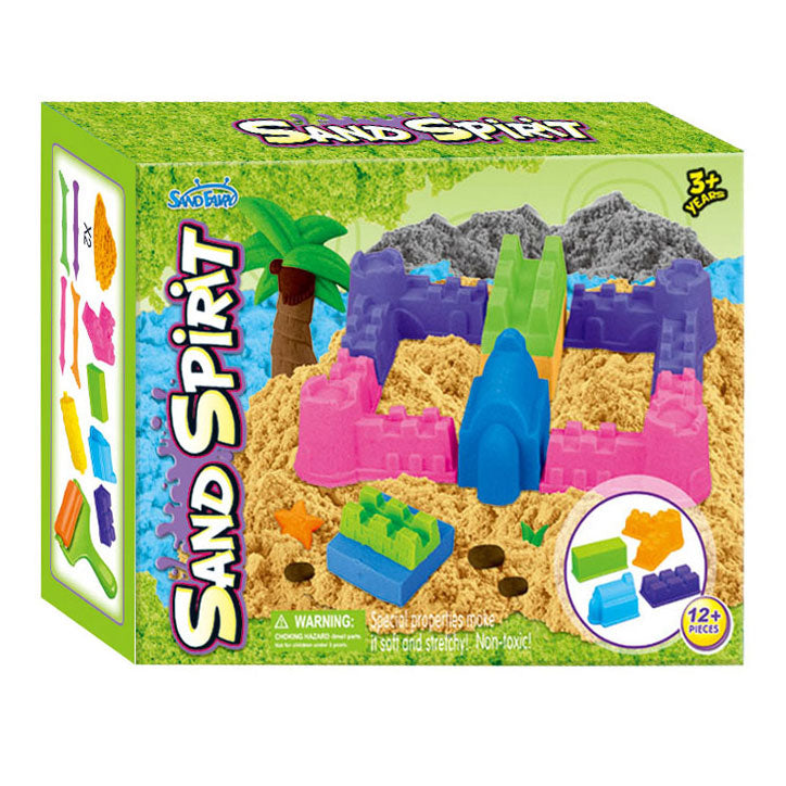 Set gioco sabbia castello, 2x300gr