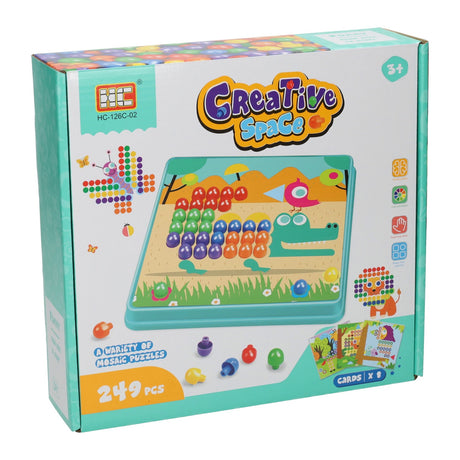 Inserto mosaico blu, 249 pz. (8 carte)