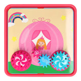 Lobbes Toys BV Gear Set Giocattoli Educativi Rosa 20 Pezzi Colorati Creativi.