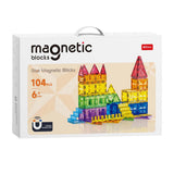 Set di costruzioni magnetiche - 104 pezzi.
