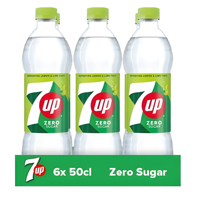 Seven up 7up tappo omaggio (6x 50cl)