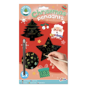 Grafix Christmas 9 pendenti arcobaleno da grattare 8,5 cm