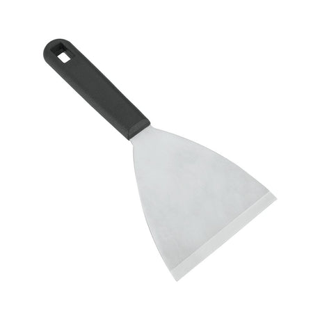 Spatola per barbecue Metaltex plancha 23,8x10 cm in acciaio inossidabile nero