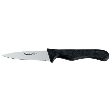 Coltello da cucina Metaltex basic line 21,5 cm in acciaio inox nero