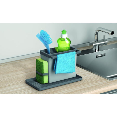 Aiutanti della cucina Metaltex Organizzatore del lavandino Tex 24x13x14 cm grigio