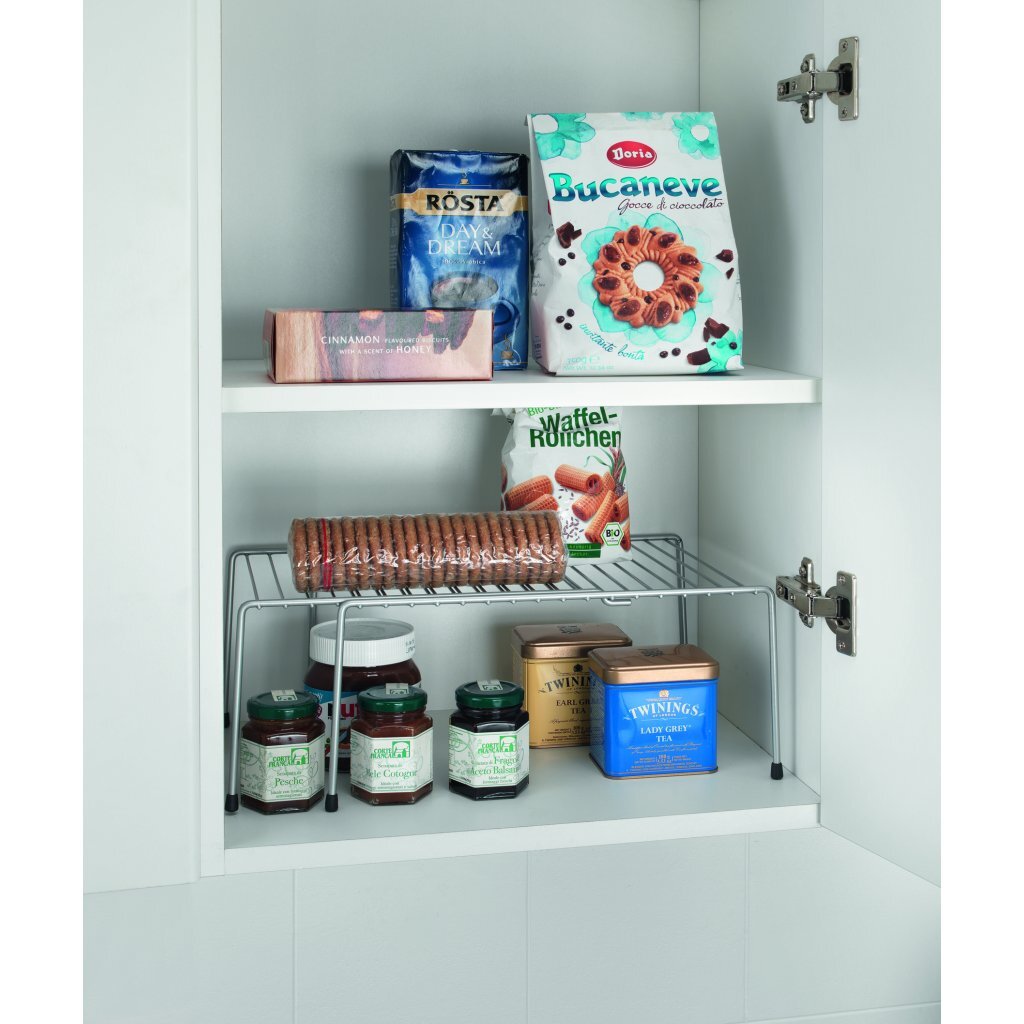 Rack estendibile metaltex 24x15x33 57 cm argento