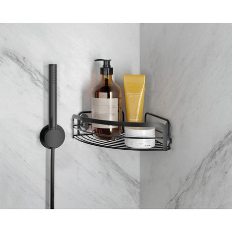 Appendiabiti da bagno Metaltex 20x20x6 cm nero