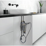 Porta phon Metaltex 11x12x37 cm nero