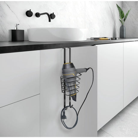 Porta phon Metaltex 11x12x37 cm nero