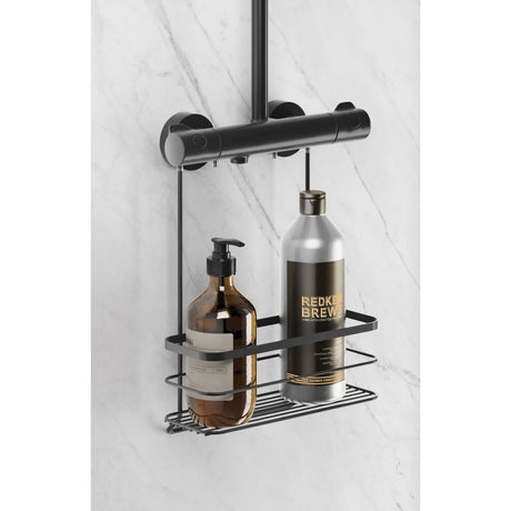 Piatto doccia Metaltex 28x14x38 cm metallo nero