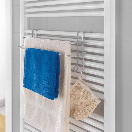 Termoarredo portasalviette Metaltex 39x15x20 cm argento