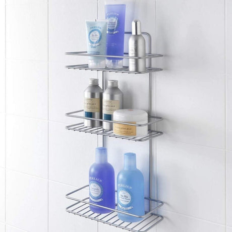 Piatto doccia reflex Metaltex 3 livelli 23x13x57 cm argento