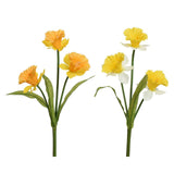 Decoris fiore artificiale narciso h60cm giallo 2 assortiti