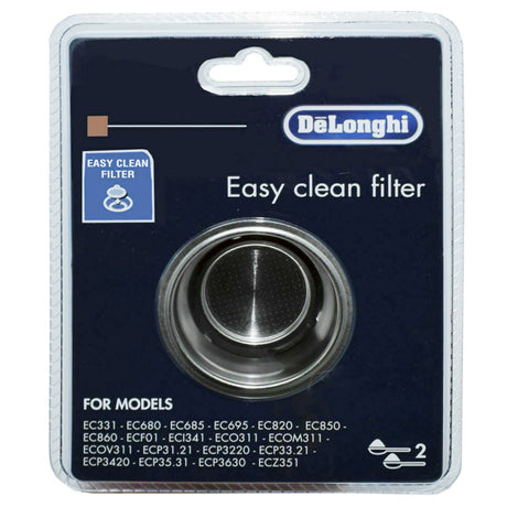 Filtro Easy Clean Delonghi 2-k