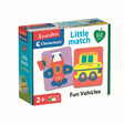 Veicoli divertenti Clementoni Little Match