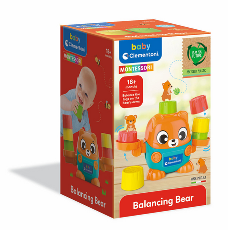 Orsetto dell'equilibrio Clementoni baby, 7 pezzi.