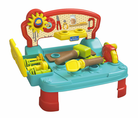 Clementoni baby - Banco da lavoro Montessori con elementi in legno