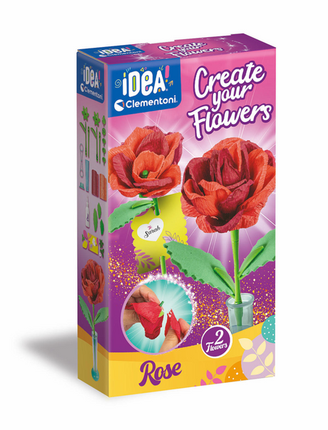 Clementoni crea i tuoi fiori-rosa