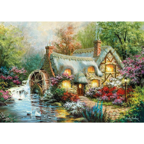 Puzzle Clementoni di alta qualità da collezione Country Retreat 1500 pezzi