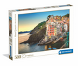 Puzzle Clementoni costa di riomaggiore, 500 pz.