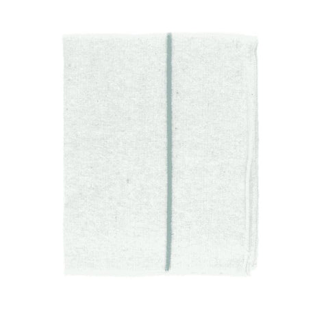 Woven mop white striped 60x60 cm, 10 pieces
